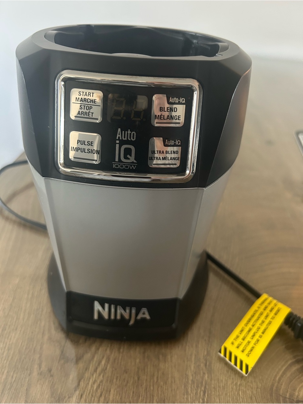 Ninja Silver & Black Personal Auto-iQ Blender base only